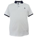 Erkek Büyük Beden Battal Boy 110-120 Kilo Arası İçin Uygun Likralı Pike Polo Yaka Tişört (BEYAZ, 3XL)