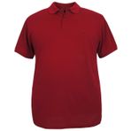 Erkek Büyük Beden Battal Boy 120-130 Kilo Arası İçin Uygun Likralı Süprem Polo Yaka Tişört (BORDO, 3XL)