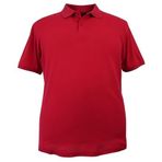 Erkek Büyük Beden Battal Boy 120 Kilo İçin Uygun Polo Yaka Düz Pike Tişört Tişört (KIRMIZI, 3XL)