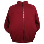 Erkek Büyük Beden Battal Boy 125 Kilo İçin Uygun 3 İplik Kalın Kışlık Sweat Mont Haki - Bordo (BORDO, 3XL)
