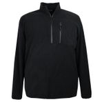 Erkek Büyük Beden Battal Boy Yarım Fermuarlı Polar Sweat (SARI, 4XL)