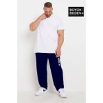 Erkek Büyük Beden Brooklyn Baskılı Ince Eşofman Altı SPR25BEA54 - 4XL - Navy