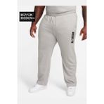 Erkek Büyük Beden Brooklyn Baskılı Ince Eşofman Altı SPR25BEA54 - 5XL - Gri Melanj