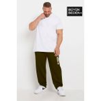 Erkek Büyük Beden Brooklyn Baskılı Ince Eşofman Altı SPR25BEA54 - 6XL - Haki
