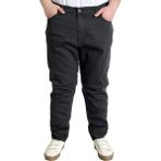 Erkek Büyük Beden Kot Pantolon - Füme - 58
