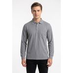Erkek Büyük Beden Mevsimlik Polo Yaka Cepli Sweatshirt BGL-ST05367