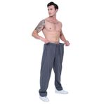 Erkek Büyük Beden Pamuklu Eşofman Altı (GRİ, 4XL)