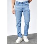 Erkek Buz Mavi Regular Fit Boru Paça Esnek Likralı Jeans Kot Pantolon HLTHE001981 - Buz Mavisi - 30 / 30