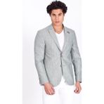 Erkek Casual Haki Slim Fit Dar Kesim Mono Yaka Blazer Ceket NCS JEANS 4865 - 50