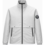 Erkek Ceket Regular Fit Dik Yaka Fermuarlı Modern Stil Mevsimlik Mont - XL - Taş
