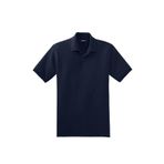 Erkek Çekmeyen Pamuklu Kumaş Regular Fit Standart Kesim Kıvrılmaz Polo Yaka Tişört POLOYAKA-TSHIRT Lacivert S