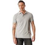Erkek Çekmeyen Pamuklu Kumaş Regular Fit Standart Kesim Polo Yaka Tişört POLOYAKA-T-SHIRT1 Gri S