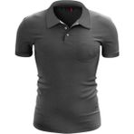 Erkek Cepli Polo T-Shirt RCPT106 - Antrasit - Melanj