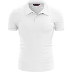 Erkek Cepli Polo T-Shirt RCPT106 - Beyaz