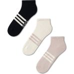 Erkek Çizgi Detaylı 3'lü Step Çorap - 39 - 42 - 105-Renkli