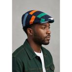 Erkek Çizgili Kasket Şapka | Retro Newsboy Cap - Bayşapkacı-8281