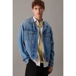 Erkek Ck Relaxed Denim Ceket - Mavi
