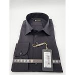 Erkek Classıc Siyah Düz Gömlek Pamuk Polyester - 2XL