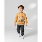 Erkek Çocuk 2’li Takım – Sweatshirt & Eşofman Altı - Turuncu - 4 - 5 Yaş