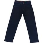 Erkek Çocuk Beli Feel Yazılı Beli Lastik Ayarlamalı Düz Siyah Renk Kot Pantolon 3243 - 6 - 7 Yaş