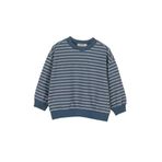 Erkek Çocuk Çizgi Desenli Petrol Sweatshirt 7 Yaş (122 cm)