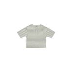 Erkek Çocuk Çizglii T-Shirt Ekru