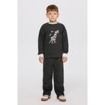 Erkek Çocuk Dinozor Baskı Antrasit Sweatshirt 9 Yaş (134 cm)
