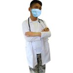 Erkek Çocuk Doktor Önlüğü ( 2 -15 Yaş Aralığı Bedenler ) Öğretmen Laboratuvar Beyaz Önlük - 2 - 3 Yaş