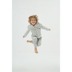 Erkek Çocuk Ekoseli Düğmeli Uzun Kollu Pijama Takımı C5T1N98 - Mavi - 11 - 12 Yaş