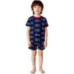 Erkek Çocuk Fish Pijama Takımı - 7 - 8 Yaş - Renkli