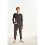 Erkek Çocuk Garson Uzun Kol Antrasit Pijama Takım C6T1N7O8 ANTRASİT 152/11-12 YAŞ