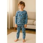 Erkek Çocuk Gezegen Desenli Pijama Takımı - 2 - 3 Yaş