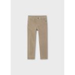 Erkek Çocuk Kadife Slim Fit Pantolon - Krem - Yeşil - 9 Yaş