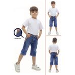 Erkek Çocuk Kapri - Mavi - 3 - 4 Yaş