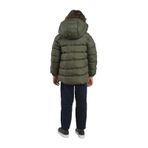 Erkek Çocuk Kapüşonlu Haki Kaban 4 Yaş (104 cm)