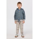 Erkek Çocuk Kapüşonlu Petrol Sweatshirt 7 Yaş (122 cm)