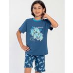 Erkek Çocuk Kısa Kol İndigo Pijama Takım C9T4N0O-047 İNDİGO 5-6 YAŞ