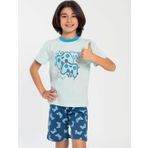 Erkek Çocuk Kısa Kol Mint Pijama Takım C9T4N0O-047 MİNT 7-8 YAŞ