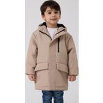Erkek Çocuk Kürklü Su Ve Rüzgar Geçirmez Kapüşonlu 3 Kışlık Mont & Kaban & Parka