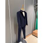 Erkek Çocuk Lacivert Damatlık 5029-02D - 8 Yaş - Lacivert Düz