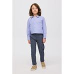 Erkek Çocuk Lacivert Ekose Pantolon 7 Yaş (122 cm)
