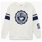 Erkek Çocuk Lisanslı Snoopy Baskılı Uzun Kollu Bisiklet Yaka Şardonlu Sweatshirt (Aw 25) - Ekru - 7 - 8 Yaş