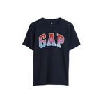 Erkek Çocuk Logo Detaylı Lacivert T-Shirt