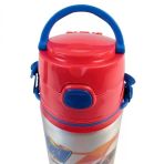Erkek Çocuk Matara 500 ml Kırmızı 1 Adet Alüminyum Suluk Okul Matarası Öğrenci Suluğu