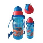 Erkek Cocuk Matara 500Ml Mavi 1 Adet Road Racing Mavi Suluk Plastik Su Matarasi