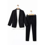 Erkek Çocuk Modern Casual Slim Fit Takım Elbise Ak2850, SİYAH, 5 YAŞ