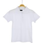 Erkek Çocuk Okul T-Shirt ( BİR BÜYÜK BEDEN ALINMASI TAVSİYE EDİLİR ) - Beyaz - 11 Yaş