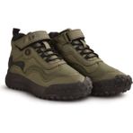 Erkek Çoçuk Ön Kısmı Açılmaz Ortopedik Kaymaz Taban Trekking Bot - Haki