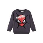 Erkek Çocuk Örümcek Adam Desenli Uzun Kol Sweatshirt-Günlük Kullanım