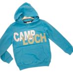 Erkek Çocuk Sweat-Shirt Baskılı Kanguru Cepli Petrol Yeşili (Petrol Yeşili, 11-12 Yaş)